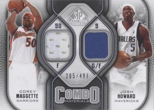2009-10 SP Game Used - Corey Maggette/Josh Howard #CM-CJ