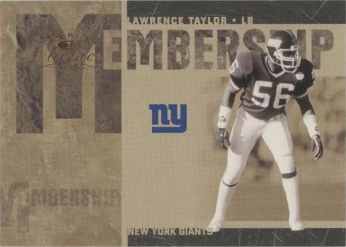 2005 Donruss Classics Lawrence Taylor #MS-18