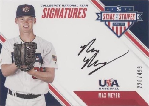 2020 Panini USA Baseball Stars & Stripes - Max Meyer #CNT MM