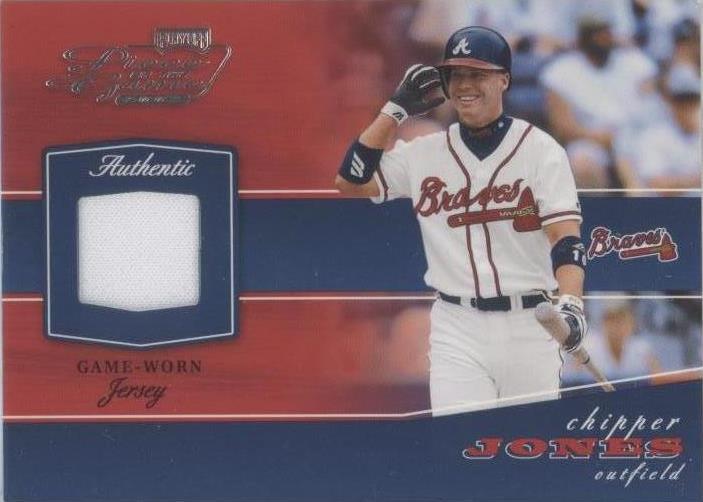 Pieza del juego de playoffs 2002 - Chipper Jones #POG-13