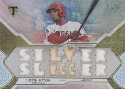 2018 Topps Triple Threads - Justin Upton #TTR-JU3