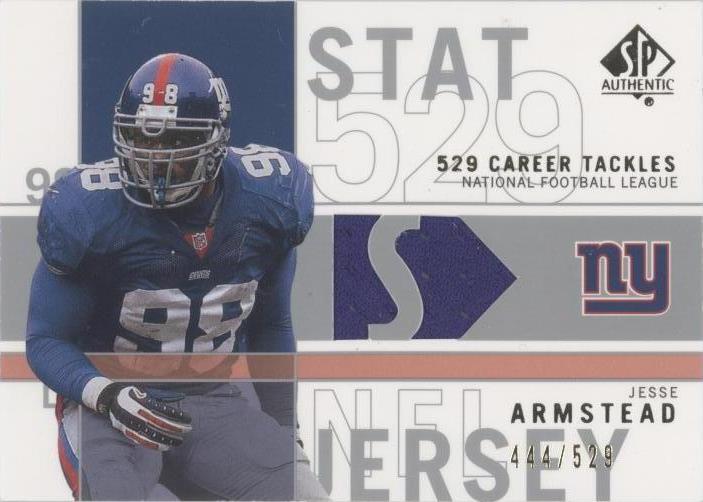 2001 SP Authentic Jessie Armstead #SP-JA