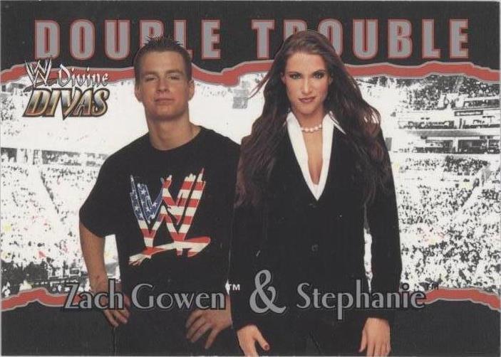 2003 Fleer WWE Divine Divas - Stephanie McMahon Zach Gowen #90