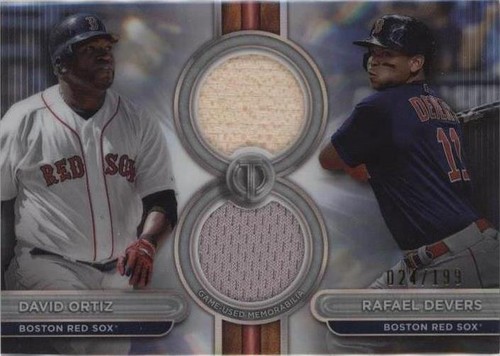 2024 Topps Tribute - David Ortiz Rafael Devers #DR2-OD