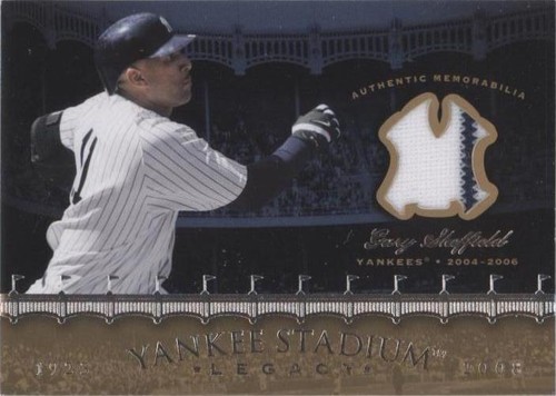 2008 Upper Deck - Gary Sheffield #YSM-GS