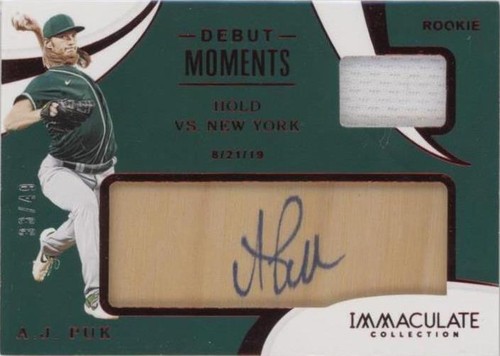 2020 Panini Immaculate Collection - A.J. Puk #DM-AP