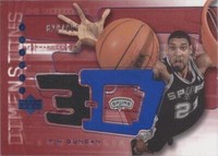 2003-04 Upper Deck Triple Dimensions - Tim Duncan #3DW23