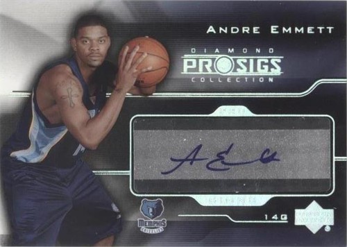 2004-05 Upper Deck Pro Sigs Diamond Collection - Andre Emmett #PS-AE