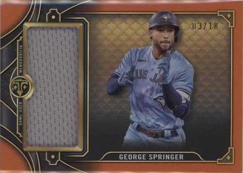 2022 Topps Triple Threads - George Springer #SJR3-GSP2