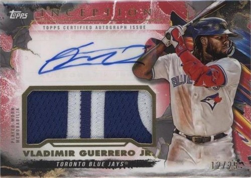 2023 Topps Inception Vladimir Guerrero Jr. Silver Signings