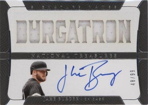 2022 Panini National Treasures - Jake Burger #SN-JB