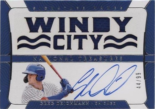 2022 Panini National Treasures - Greg Deichmann #SN-GD