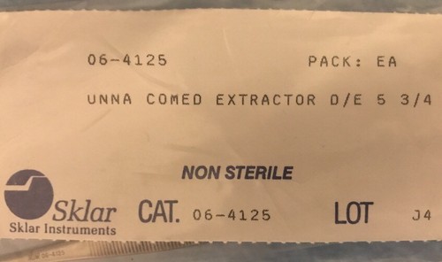 Sklar 06-4125 Unna Comedone Extractor 5.75