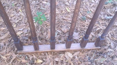 Architectural Salvage Wooden Steps Banister Section Repurpose DIY 28