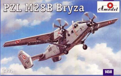 Amodel 1458 - 1/144 M28B Bryza Aircraft, scale plastic model kit