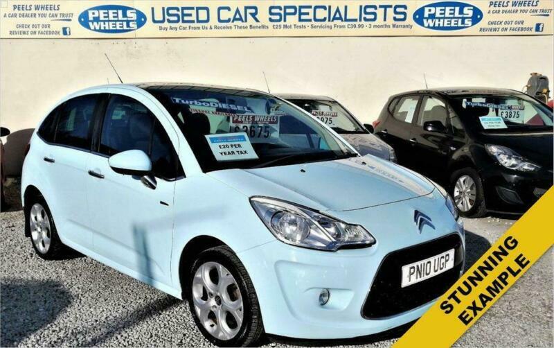 2010 10 CITROEN C3 1 6 TURBO DIESEL EXCLUSIVE HDI 5 DOOR BABY 