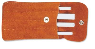 Spyderco Ceramic File Set 400F - 4 Piece - Suede Case