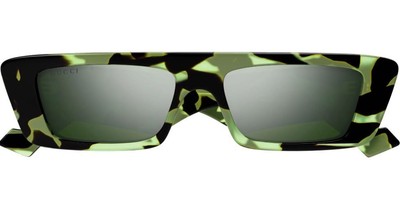 Pre-owned Gucci Gg1331s-008-54 Havana Havana Silver