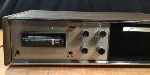 VERY RARE MORSE ELECTROPHONIC AM FM RECEIVER 8 TRACK PLAYER- MODEL T-480