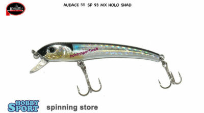 MOLIX AUDACE 55 SINKING 2,5 GR COL 93 MX HOLO SHAD SPINNING MARE PICCOLA TRAINA