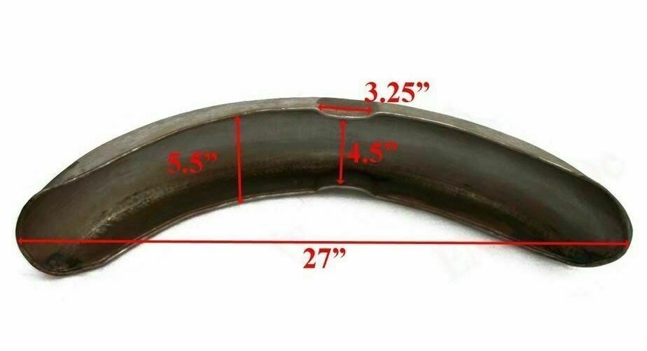 For NORTON FEATHERBED SLIMLINE BARE METAL FRONT MUDGUARD FENDER 