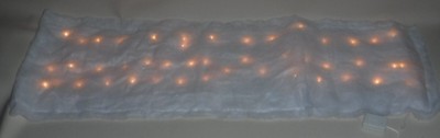 Lighted Snow Table Runner ~ Multiple Light Patterns ~ NIB ~ #88178