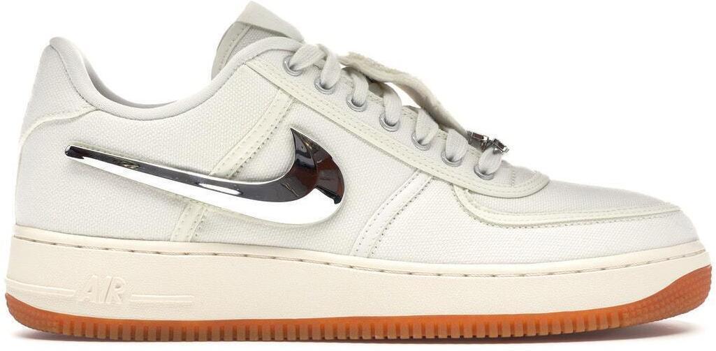 Preços baixos em Nike Travis Scott x Air Force 1 Sail | eBay Preços baixos em Nike Travis Scott x Air Force 1 Sail | eBay