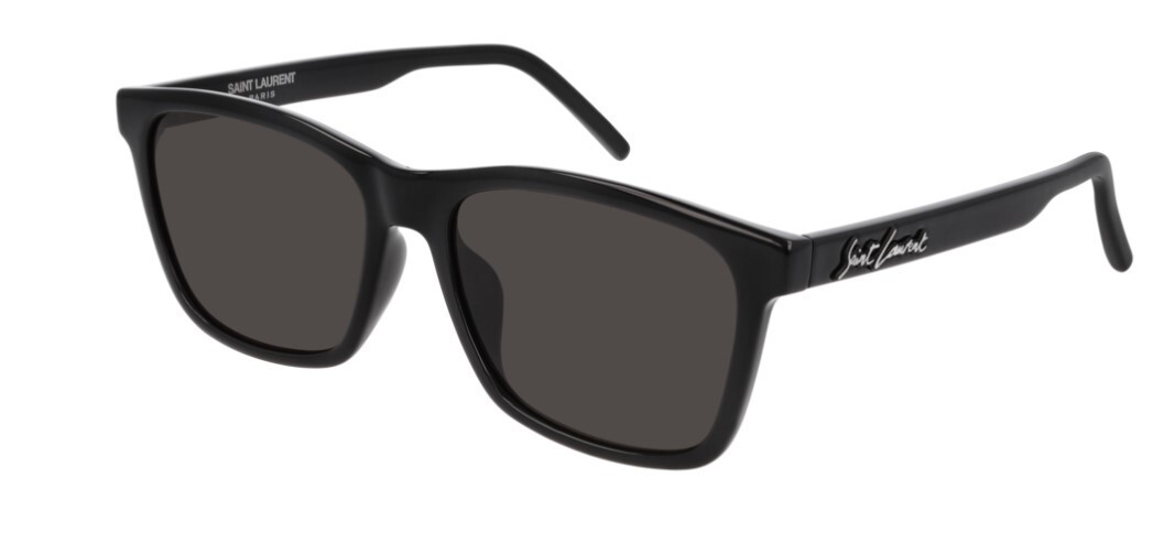 SAINT LAURENT サンローラン SL 318/F 001 Saint Laurent SL318/F 001 Black/Black Square Men's