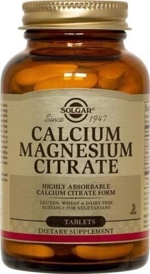 Solgar Calcium/Magnesium Citrate 100 Tablet