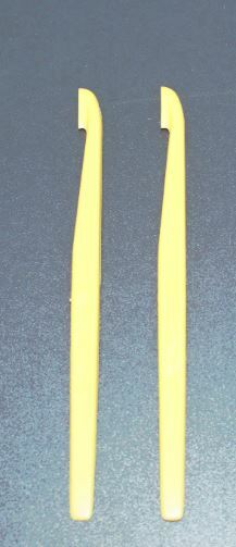 Tupperware 2 x Orangenschäler, Apfelsinenschäler, Zitrusschäler Gelb NEU