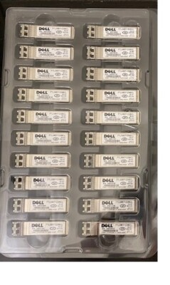 Dell 407-BBZM 49TNY 10GE SR SFP+SR SFP-10G-SR 850nm MMF 300M LC Connector.