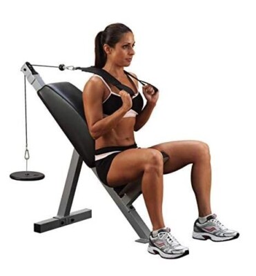 Body-Solid Powerline Plate Load Ab Crunch Bench