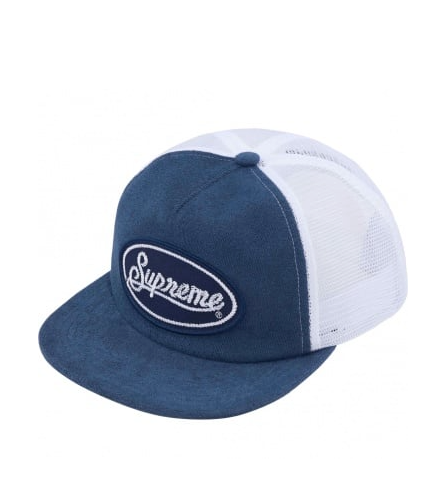 帽子 Supreme Terry Mesh Back 5-Panel Blue Supreme Terry Mesh Back 5 Panel Blue Snapback Trucker Hat