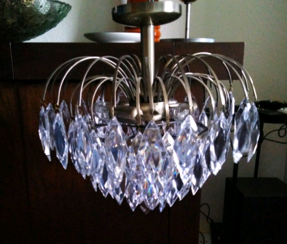 Dunelm cascading chandelier ceiling light in Alvaston, Derbyshire