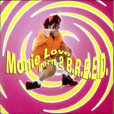 Monie Love - Born 2 B.R.E.E.D. - Used Vinyl Record 12 - 17 - T1177z