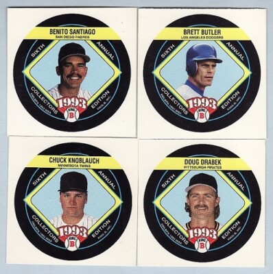1 SQUARE ONLY - 1993 KING B SQUARE - BENITO SANTIAGO - PADRES