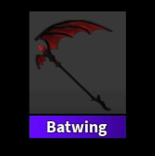 ROBLOX Murder Mystery 2 / MM2 Batwing (VIRTUAL ITEM) GODLY.