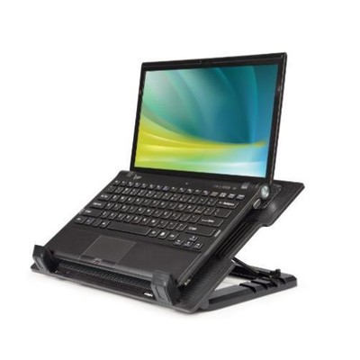 Merkury Innovations Laptop Cooling Stand Metal Mesh Surface with Silent Fan (M-CP310)