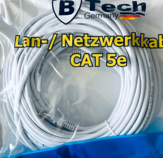 Netzwerkkabel DSL Netzwerk Cat5e Lankabel Internetkabel LAN Kabel 3,5,10,20,30m