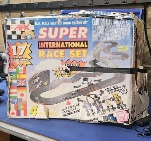HO・SCALE RACING TOMY AFX 2台セット BOX ONLY - NO PARTS - TOMY 1997 TEAM AFX PRO CHALLENGE