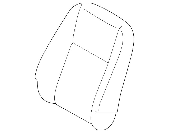Genuine Ford Seat Back Cover DT1Z-1764416-CA
