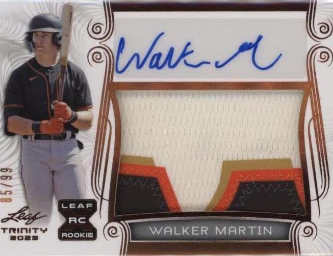 2023 Leaf Trinity - Walker Martin #PA-WM2