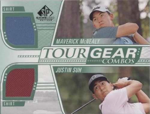 2021 SP Game Used - Justin Suh Maverick McNealy #TG2-SM