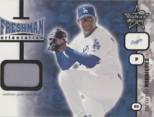 2001 Leaf Rookies & Stars - Ricardo Rodriguez #FO 22