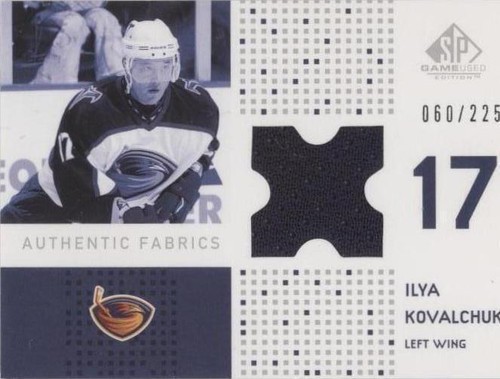 2002-03 SP Game Used - Ilya Kovalchuk #AF-IK