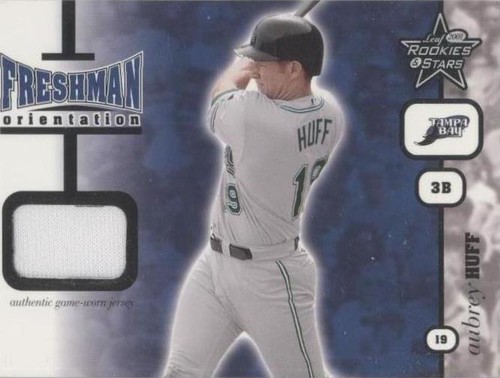 2001 Leaf Rookies & Stars - Aubrey Huff #FO 19