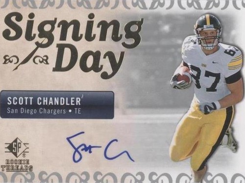 2007 SP Rookie Threads Scott Chandler #SDA-SC