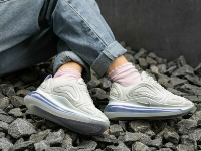 WOMENS NIKE AIR MAX 720 SE SIZE UK 5 / UK 7 (BV6484 002) VAST GREY / PURPLE