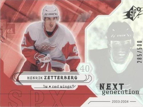 2003-04 SPx - Henrik Zetterberg #160