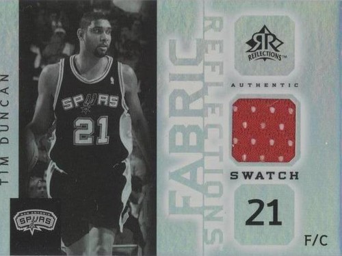 2005-06 Upper Deck NBA Reflections - Tim Duncan #FR-TD